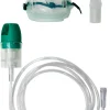 Kit complet nébuliseur ST23 - Nébuliseur à patient unique avec masque et embout buccal - version adulte - lot de 5