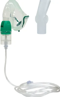 Kit complet nébuliseur ST23 - Nébuliseur à patient unique avec masque et embout buccal - version adulte - lot de 5
