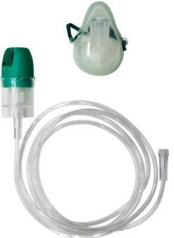 Kit complet nébuliseur ST23 - Nébuliseur à patient unique avec masque - version pédiatrique - lot de 5