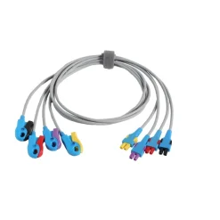 Kit de 4 brins ECG pour CAM 14 - terminaison à pinces - l'unité