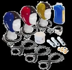 Kit de démarrage pour casque Waveguard Connect 3 casques Waveguard Connect (réf CS301 en taille S, M et L)
