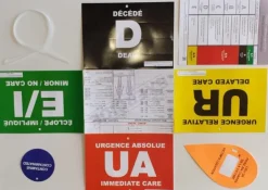 Kit de fiche de tri multivictime - version exercice - usage usage unique - lot de 50