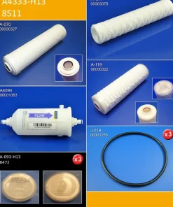 Kit de filtration air - eau trimestre - laveur désinfecteur d'Endoscope soluscope S4