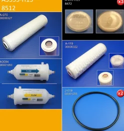 Kit de filtres eau - air pour changement trimestriel