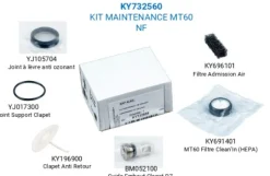 Kit de maintenance annuel pour Monnal T60, T60 Advanced {contient : 1 Joint lèvre , 1 Filtre d'admission d'air, 1
