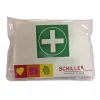 Kit de premier secours Schiller {paire de gants, feuille de bouche à bouche, rasoir, pochette, paire de