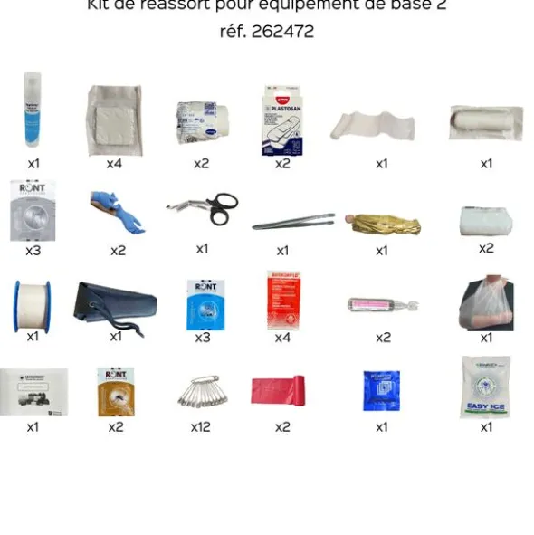 Kit de réassort pour trousse rigide 8 personnes
