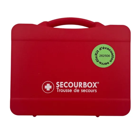 Kit d évacuation serre-file - mallette de secours en polypropylène