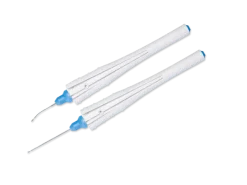 Kit pour fixation sclérale Scharioth, jeu de 2 pinces 25G, droite et courbe