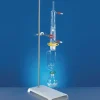 Kit Soxhlet complet : ballon fond rond 250 ml soxhlet 100 ml réfrigérant Allihn 250 mm joints clip