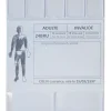 Kit supplémentaire fiche patient brûlé pour kit de formation Triasim - lot de 50