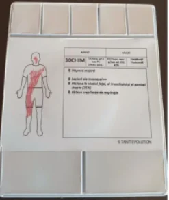 Kit supplémentaire fiche patient chimique pour kit de formation Triasim - lot de 50