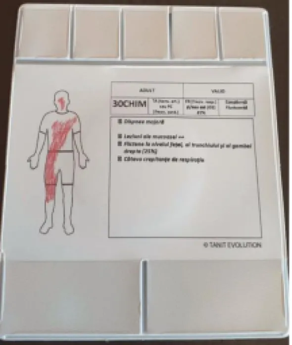 Kit supplémentaire fiche patient chimique pour kit de formation Triasim - lot de 50