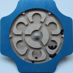 Labyrinthe mobile - 48 x 48 cm - bois - plaque d'activité