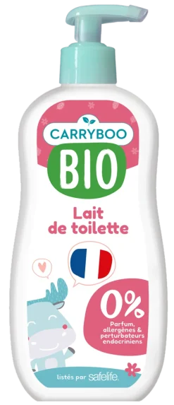 Lait de toilette au beurre de karité bio Carryboo- 1 palette de 1218 unités
