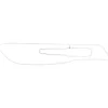 Lame de scalpel N° 12 (manche N°3) x 100