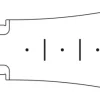 Lame de scie L pour micro scie sagittale ELAN 4 - 50 / 30 / 0,9 mm