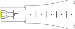 Lame de scie L pour micro scie sagittale ELAN 4 - 50 / 30 / 0,9 mm