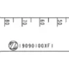 Lame sagittale 1,00 x 90 x 19 mm type Flat - stérile - longueur utile ajustable 80 - 100 mm