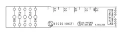 Lame sagittale 1,00 x 70 x 19 mm type Flat - stérile - longueur utile ajustable 60 - 80 mm