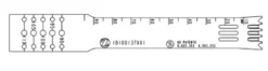 Lame sagittale 1,37 x 100 x 18 mm type Tiger - stérile - longueur utile ajustable 90 - 110 mm