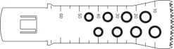 Lame scie Rapid Action - 65 / 26 / 0,9 mm mm