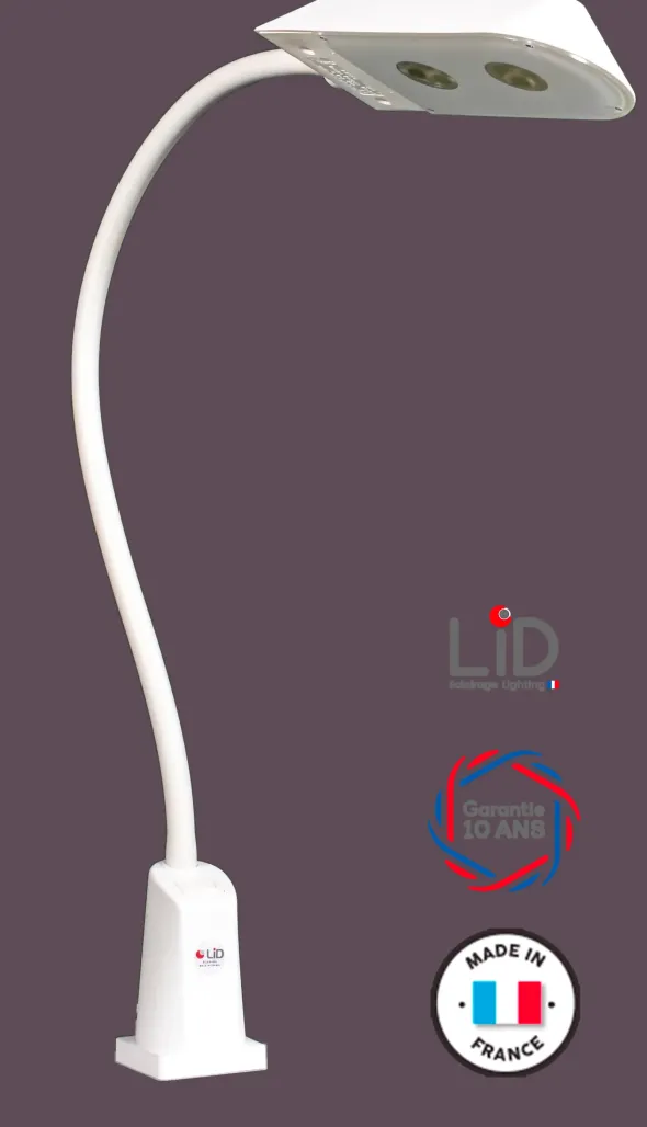 Lampe d'examen LID Flora LED (éclairage grande surface) L65 cm interrupteur On/Off x 1