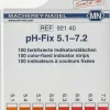 languette indicatrice pH-Fix pH 5,1-7,2, languette 6 x 85 mm x 100