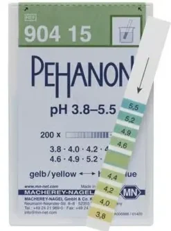 Languette PEHANON pH 3,8-5,5, 11 x 100 mm x 200