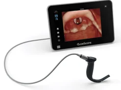Laryngoscope d'intubation vidéo (caméra - source de lumière) Système utilisant des lames à usage unique GS CORE SU