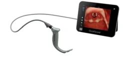 Laryngoscope d'intubation vidéo (caméra - source de lumière) Système utilisant des lames réutilisables GS CORE RU
