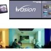 Lecteur vidéo - piloté par tablette - vidéos immersives, ambiance LED dynamique - 4m de LED + projecteur intéractif