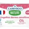 Lingettes Carryboo dermo-sensitives coton bio - 1 palette 87696 unités