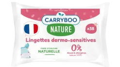 Lingettes Carryboo dermo-sensitives coton bio - 1 palette 87696 unités
