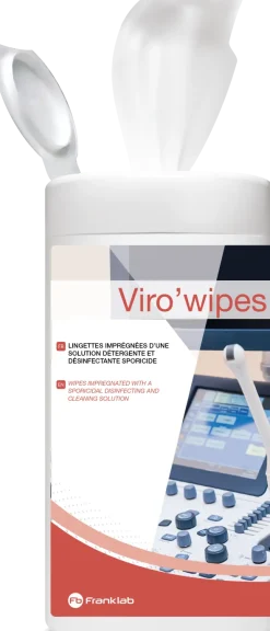 Lingettes désinfectantes de haut niveau VIRO'Wipes - 12 boîtes de 150 unités