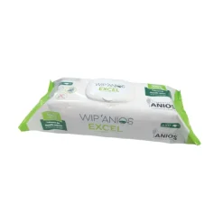 Lingettes désinfectantes WIP ANIOS Excel - 1 carton de 6 sachets de 100