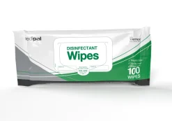 Lingettes détergentes désinfectantes Medipal - 12 sachets de 100 lingettes