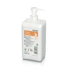 Lotion de soin pour les mains Silonda Sensitive - 12 flacons pompe de 500 ml