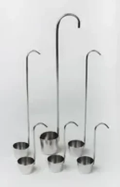 Louche d échantillonnage acier inoxydable longueur 300 mm avec anse 10 ml