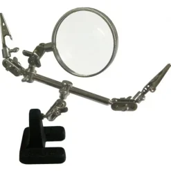Loupe articulée 3ème main Ø50 mm - 2,5X - Verre minéral x 1