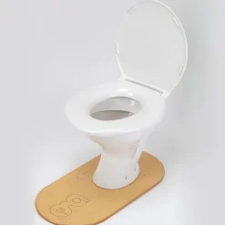 Lunette de toilette Big John - dimension 49 x 49 x 8 cm - blanc