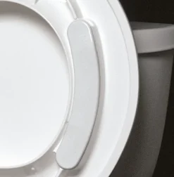Lunette de toilette Big John - dimension 49 x 49 x 8 cm - blanc