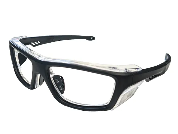 Lunettes anti-x RAZER eq plomb 0,75mm frontal - noir - anti-buée et eq plomb 0,50mm latéral