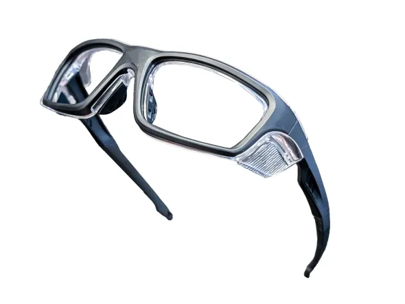 Lunettes anti-x RAZER eq plomb 0,75mm frontal - noir - anti-buée et eq plomb 0,50mm latéral