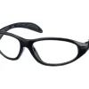 Lunettes anti-x ULTRALITE eq pb 0,75mm progressive noir-anti-reflet - eq pb 0,50mm latéral - sur ordonnance