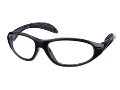 Lunettes anti-x ULTRALITE eq pb 0,75mm progressive noir-anti-reflet - eq pb 0,50mm latéral - sur ordonnance