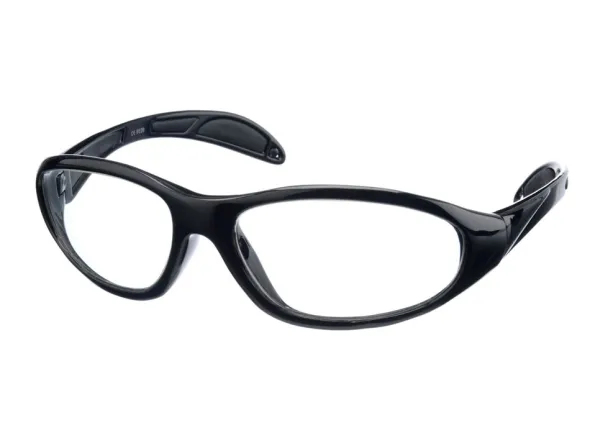 Lunettes anti-x ULTRALITE eq pb 0,75mm progressive noir-anti-reflet - eq pb 0,50mm latéral - sur ordonnance