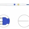 Manche de bistouri - usage unique - lot de 50 - deux boutons pour électrode couteau standard Ø 2,4 mm - câble l. 3 m -