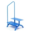 Marchepied amagnétique aluminium - 2 marches avec main courante h. 40 cm