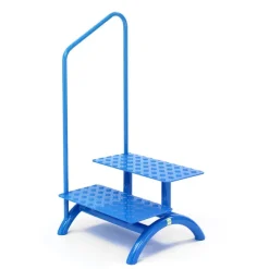 Marchepied amagnétique aluminium - 2 marches avec main courante h. 40 cm
